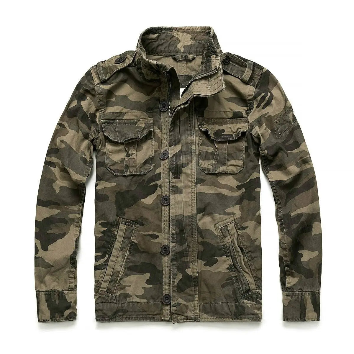 Veste militaire homme vert