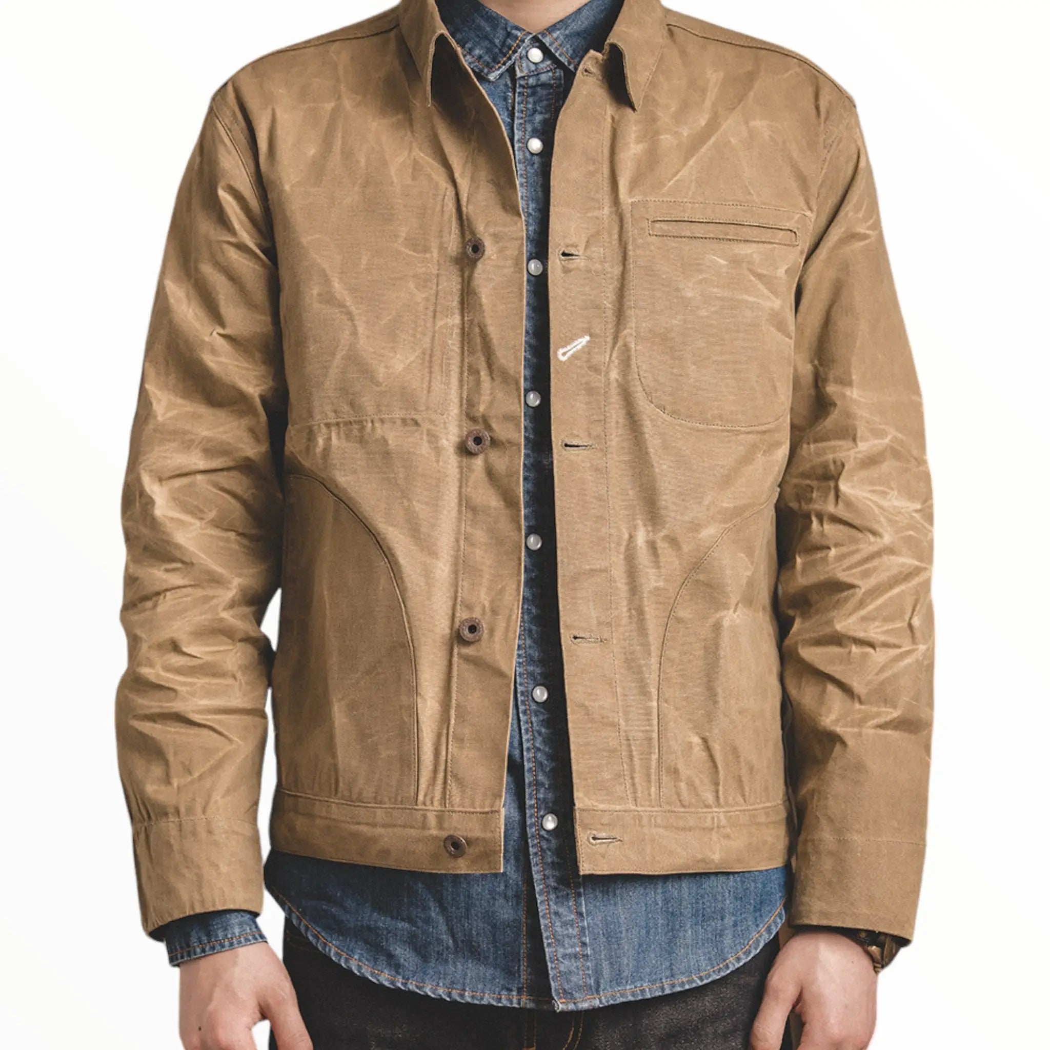 Veste militaire kaki homme