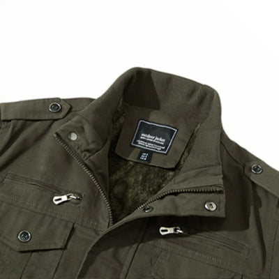 Veste militaire longue homme