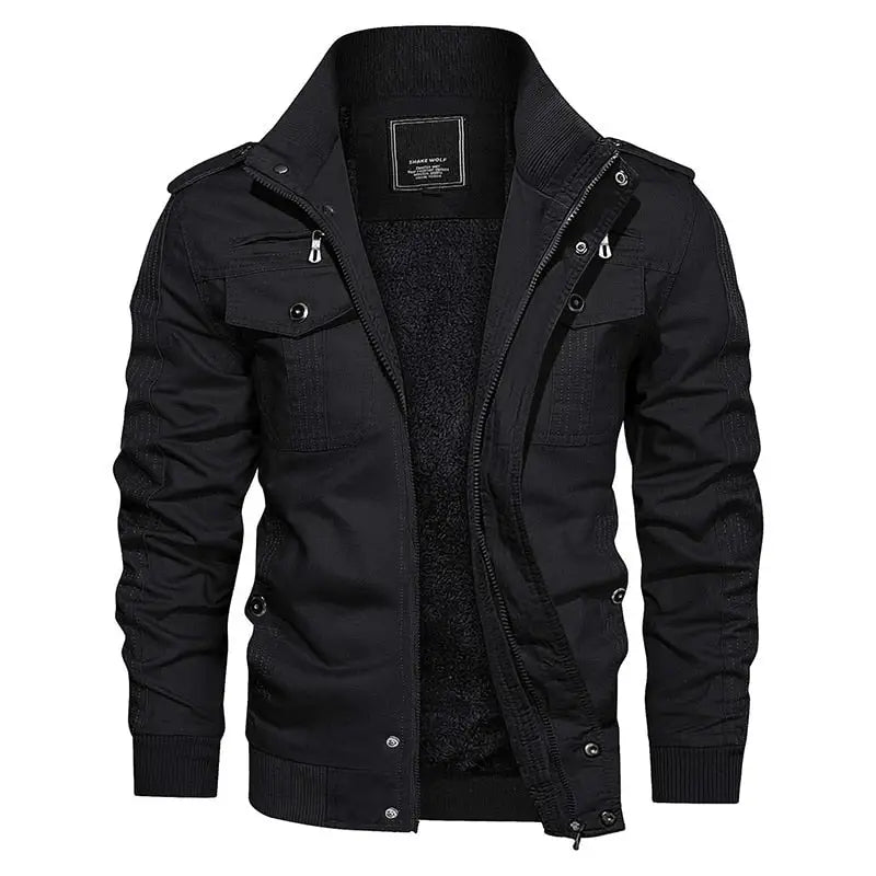 Veste militaire longue homme