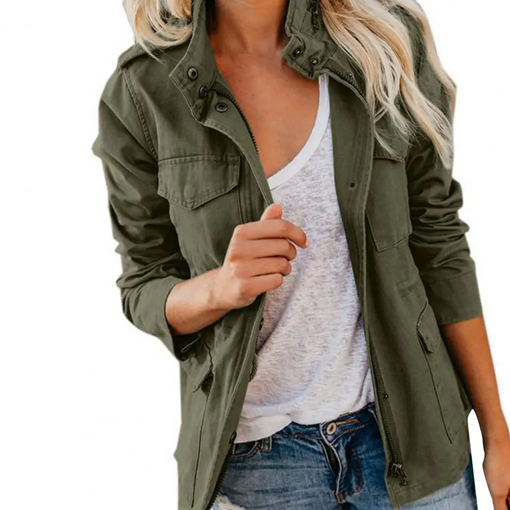 Veste camouflage femme sale