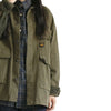 Veste militaire oversize femme