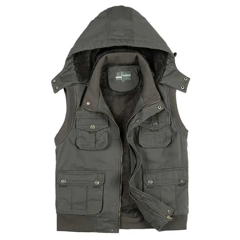 Veste militaire sans manche homme