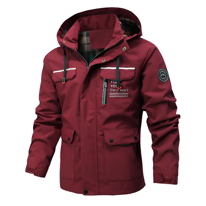 Veste multi poches randonnée homme