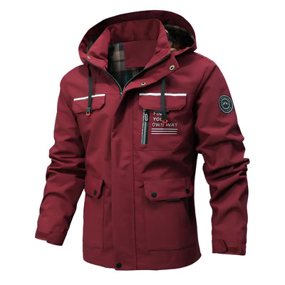 Veste multi poches randonnée homme
