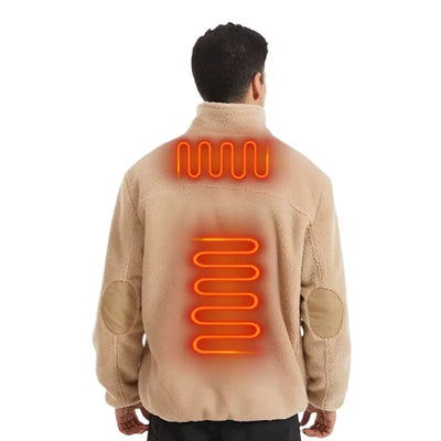 Veste polaire chauffante homme
