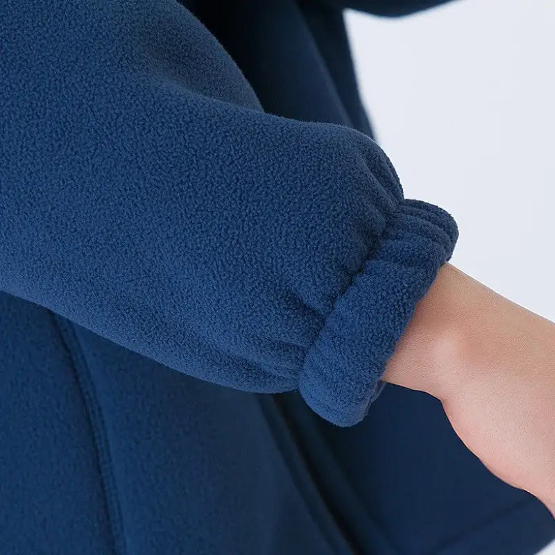 Veste polaire militaire bleu marine
