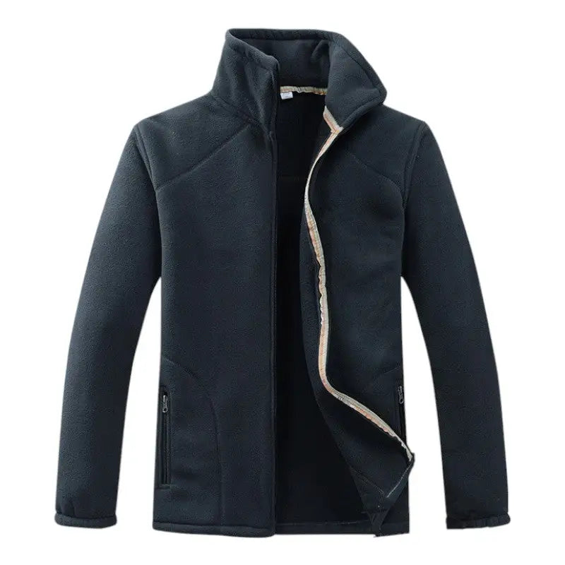 Veste polaire militaire bleu marine