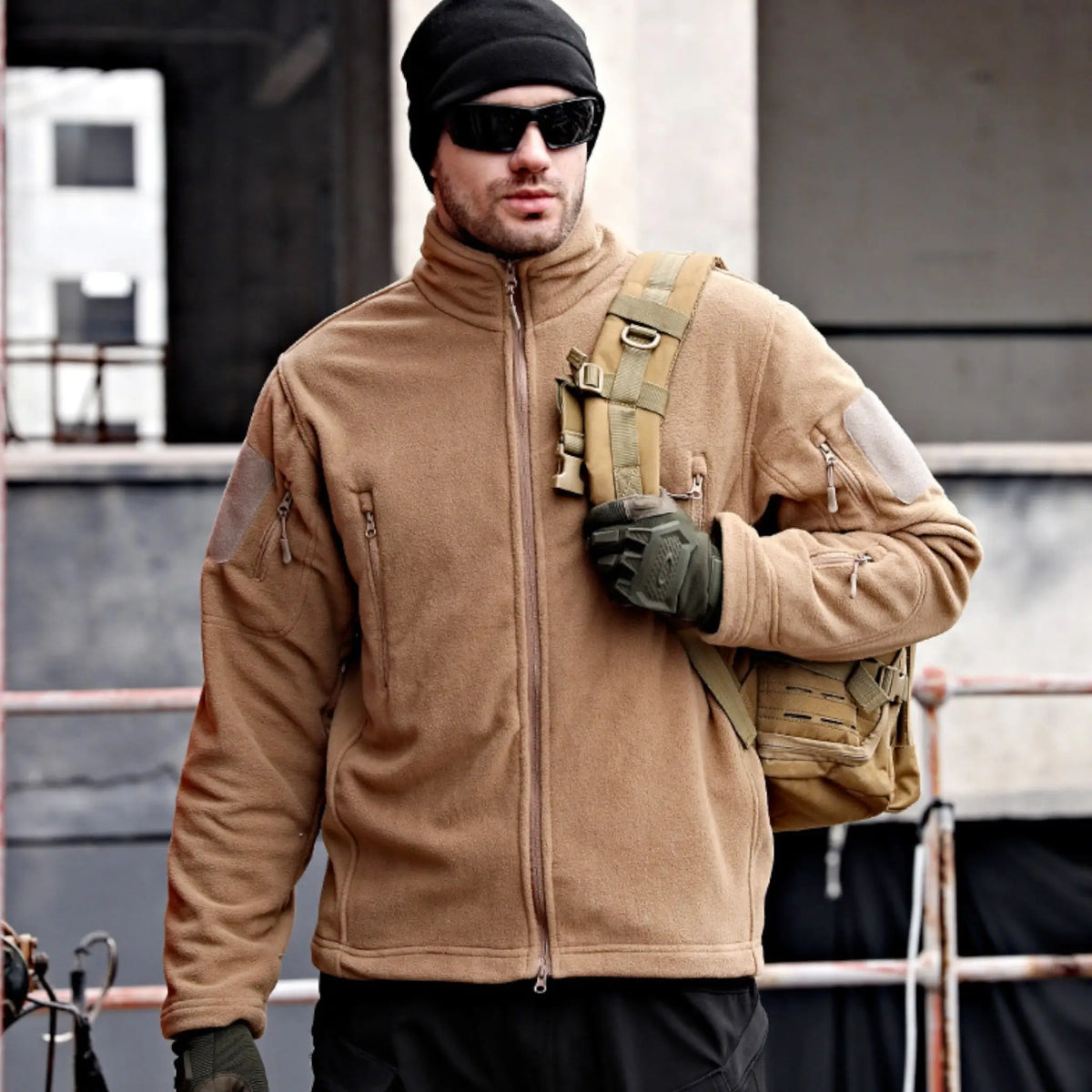 Veste polaire militaire homme