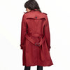 Veste Rouge longue style armée femme