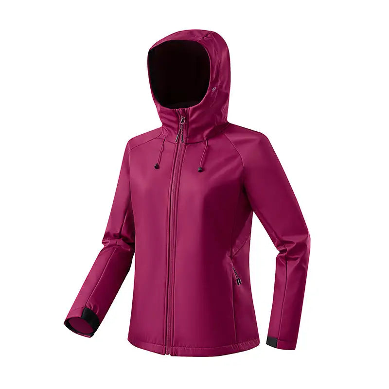 Veste softshell femme imperméable et coupe-vent 1000 mm pour extérieur
