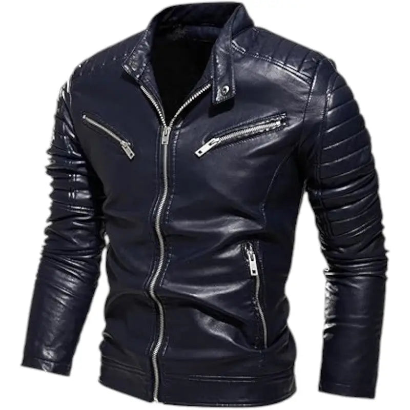Veste style biker homme