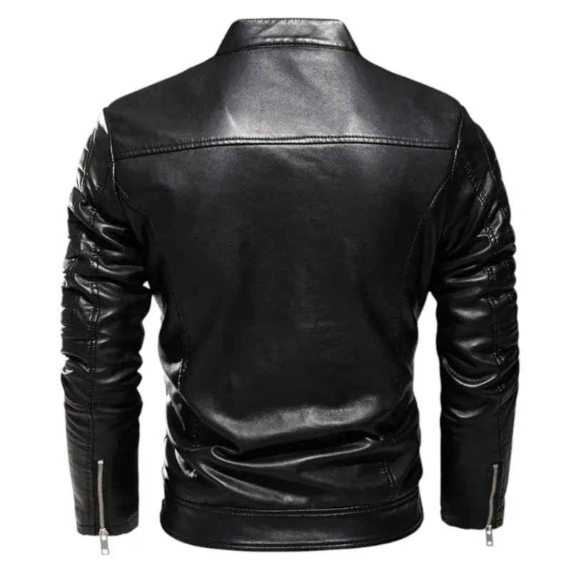 Veste style biker homme
