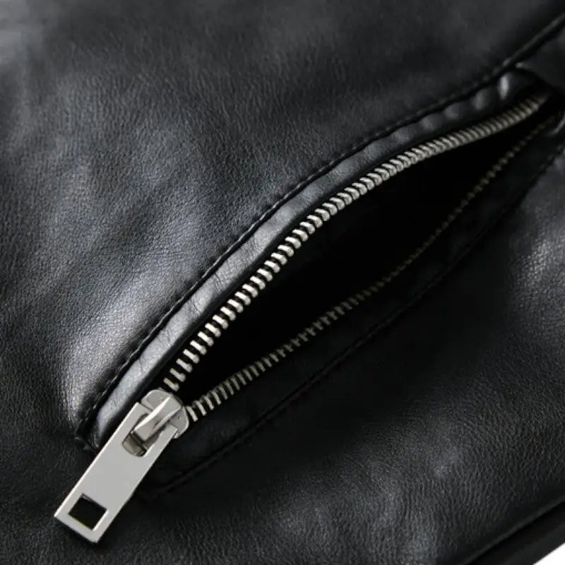 Veste style biker homme