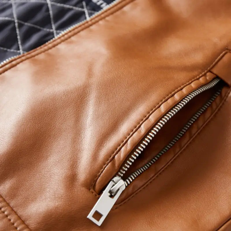 Veste style biker homme