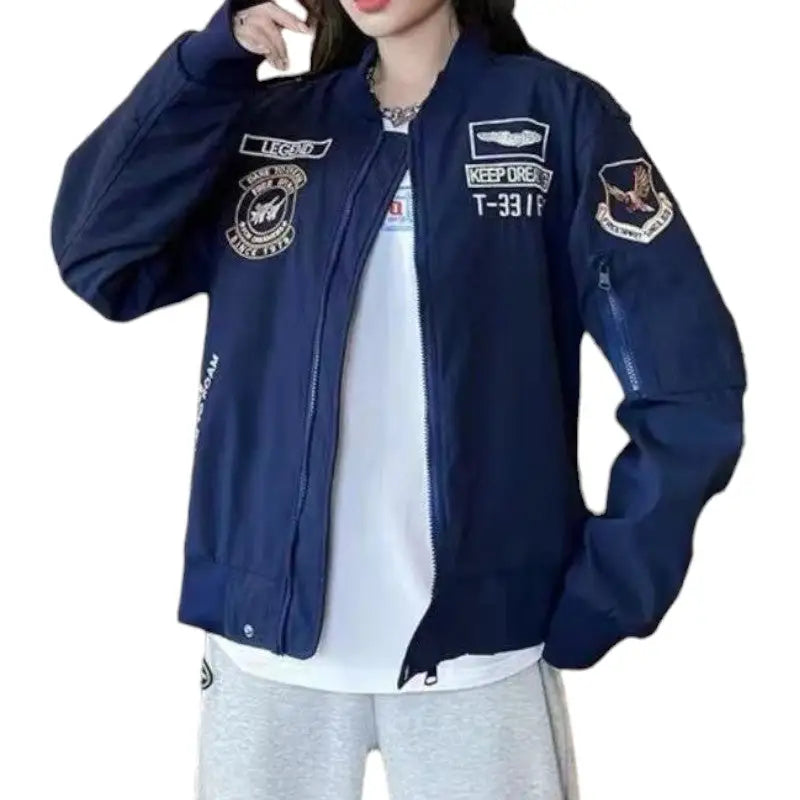 Veste stylé bleu