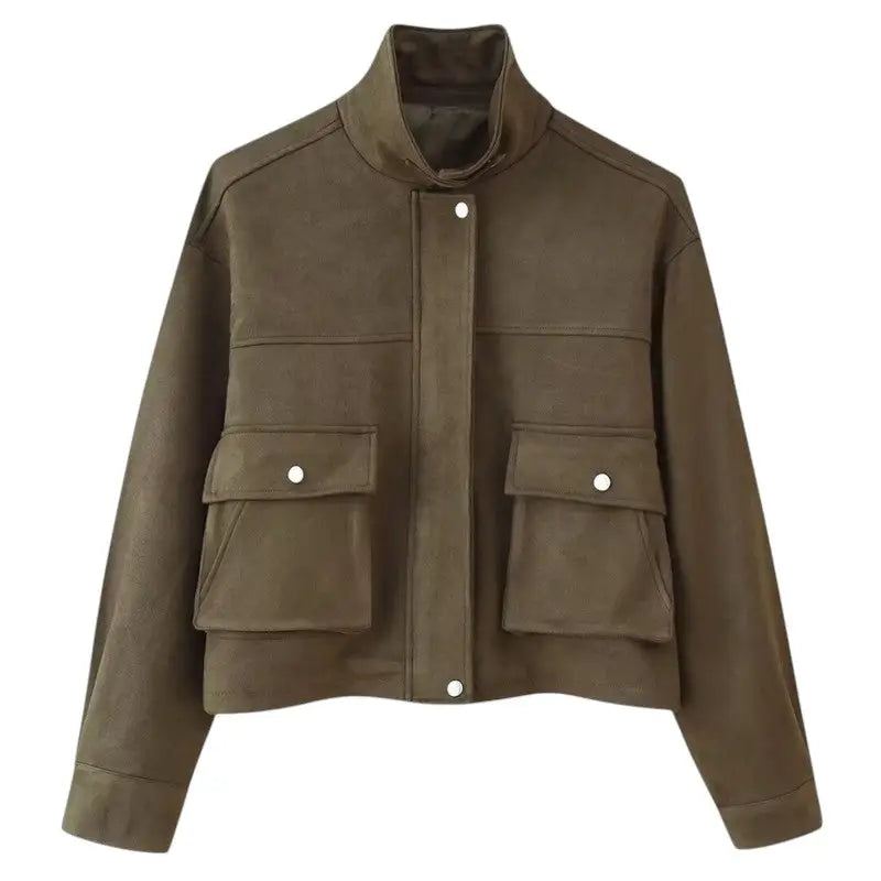 Veste style retro militaire femme