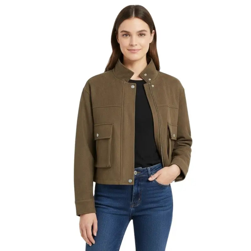Veste style retro militaire femme