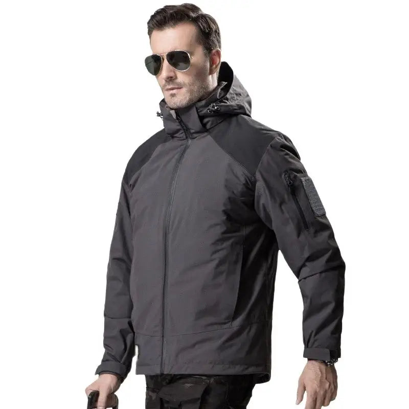 Veste Militaire Homme Softshell - Imperméable, Légère Et Chaude - Pour Randonnée, Chasse, Plein Air Hiver