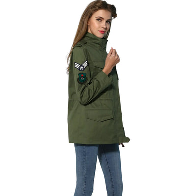 Veste treillis femme kaki militaire