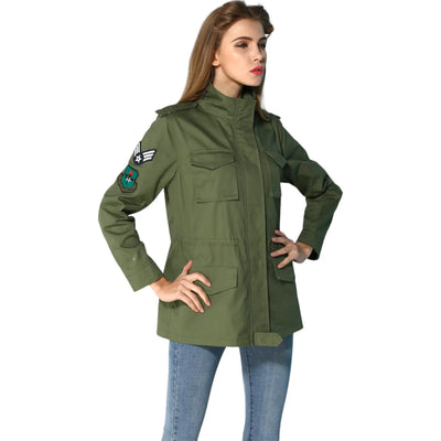 Veste treillis femme kaki militaire