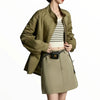 Veste verte militaire femme