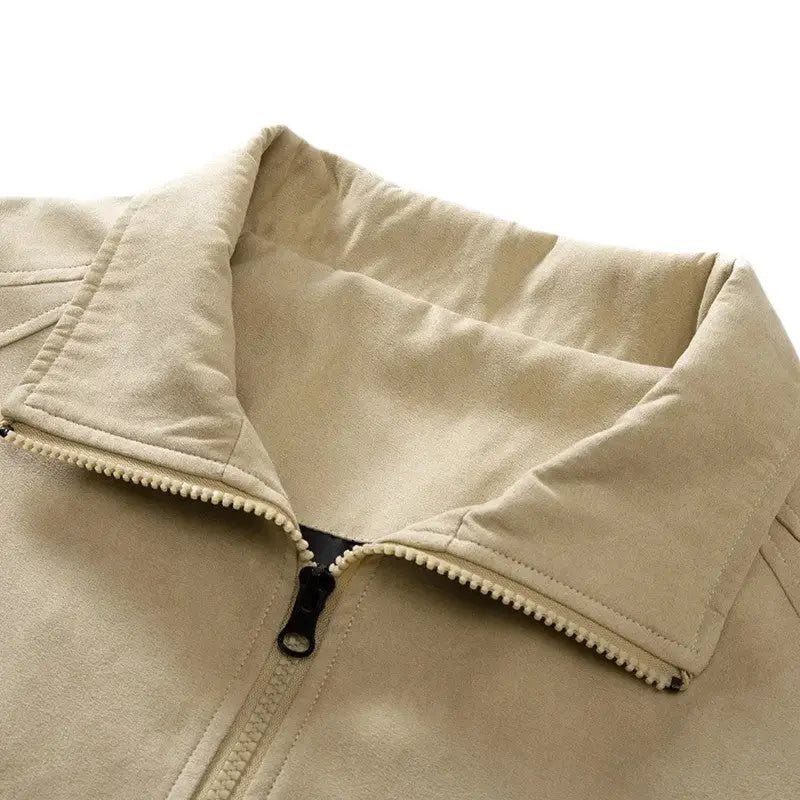 Veste zippée homme coupe bomber mi-saison
