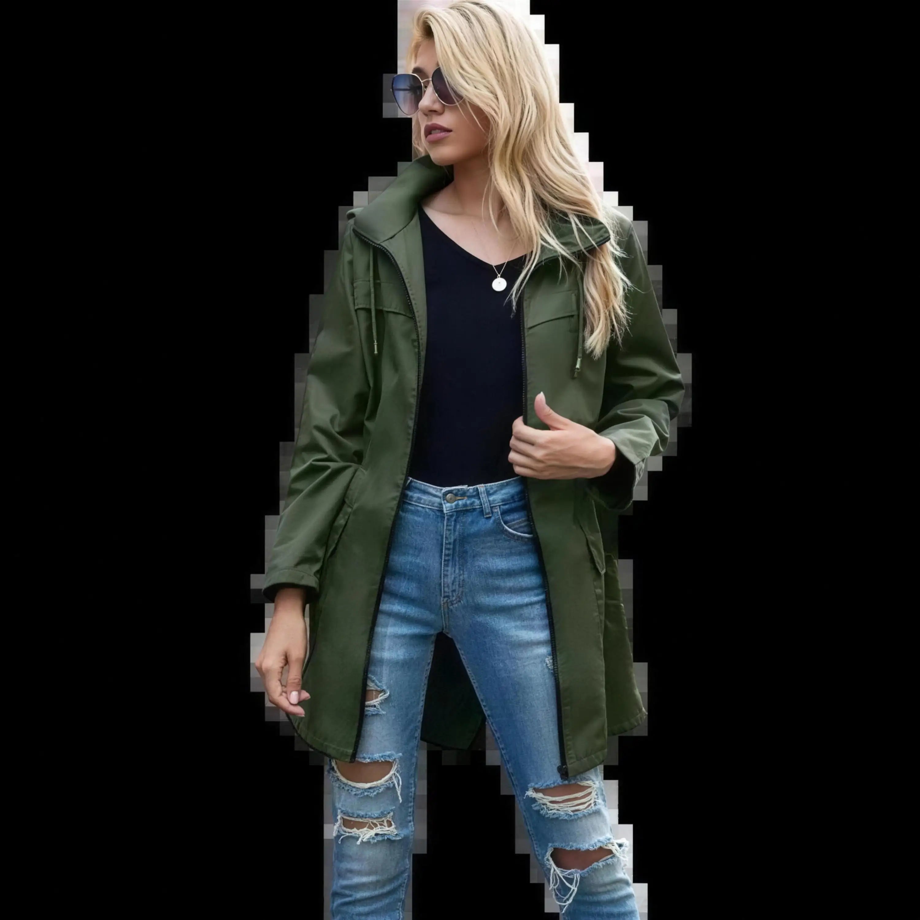 Vestes militaires femme